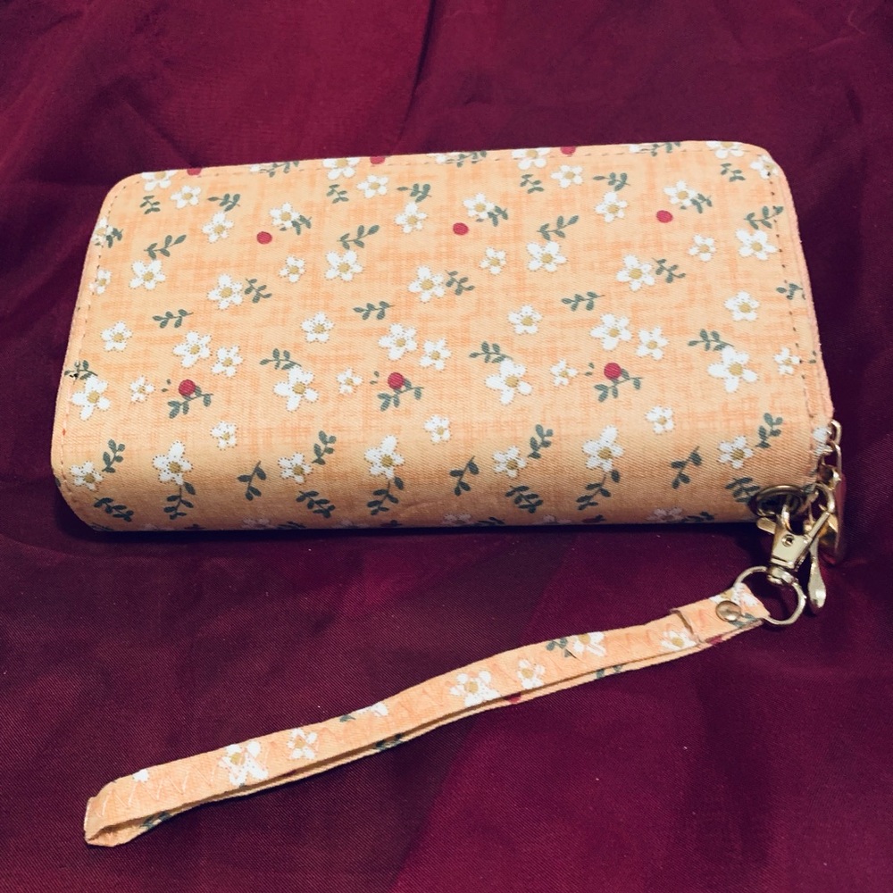 Peach Flower Wallet